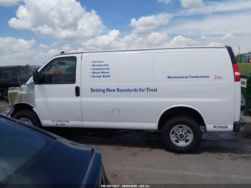 2025 GMC Savana Cargo Rwd 3500 Regular Wheelbase Work Van VIN: 1GTZ7GF79S1265058 Lot: 45274517