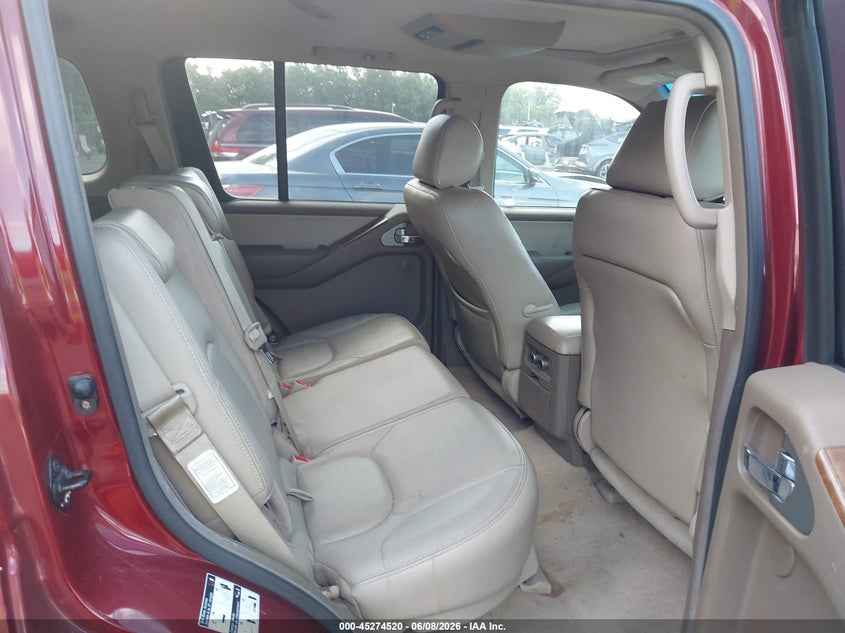 2006 Nissan Pathfinder Le VIN: 5N1AR18W16C642688 Lot: 45274520