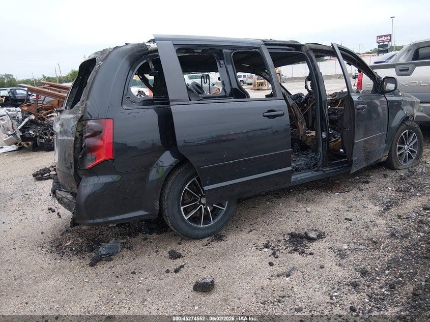 Vin: 2c4rdgeg1hr573615, lot: 45772376, dodge grand caravan gt 20174