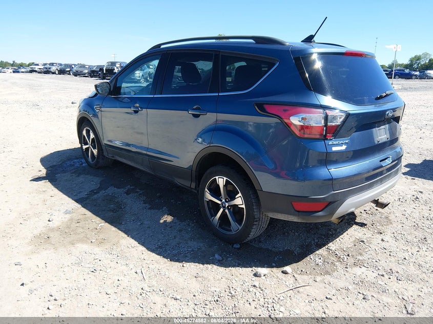 Vin: 1fmcu9hd4jub08706, lot: 45772406, ford escape sel 20183