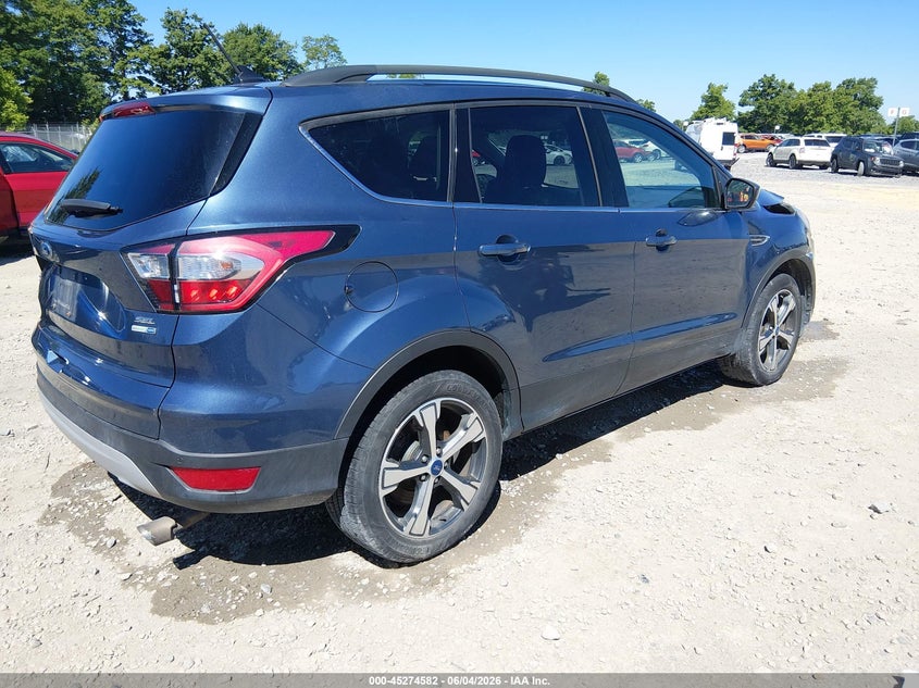 Vin: 1fmcu9hd4jub08706, lot: 45772406, ford escape sel 20184