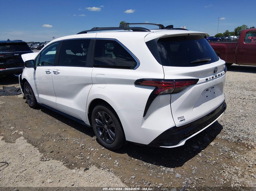 Vin: 5tddskfc8rs151784, lot: 45772408, toyota sienna xse 20243