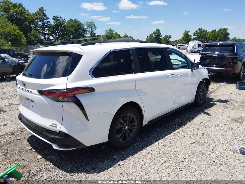 Vin: 5tddskfc8rs151784, lot: 45772408, toyota sienna xse 20244