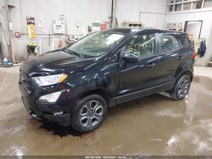 Vin: maj6p1sl8jc224030, lot: 45772419, ford ecosport s 20182
