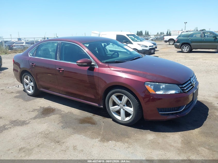 Vin: 1vwbp7a36cc081527, lot: 45772443, volkswagen passat 2.5l se 2012 img_1