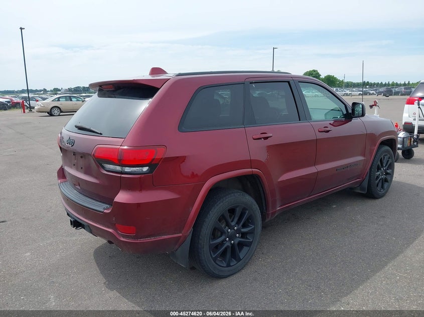 Vin: 1c4rjfag0jc305386, lot: 45772444, jeep grand cherokee altitude 4x4 20184