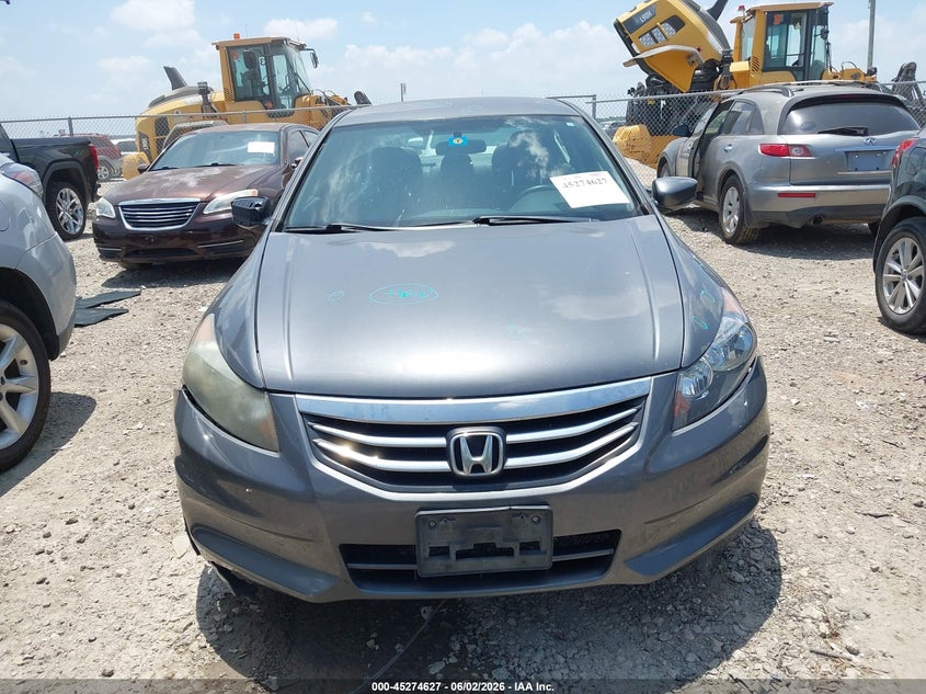 2012 Honda Accord 2.4 2.4 Lx grey Lot 111045274627 Vin 1HGCP2F32CA183889