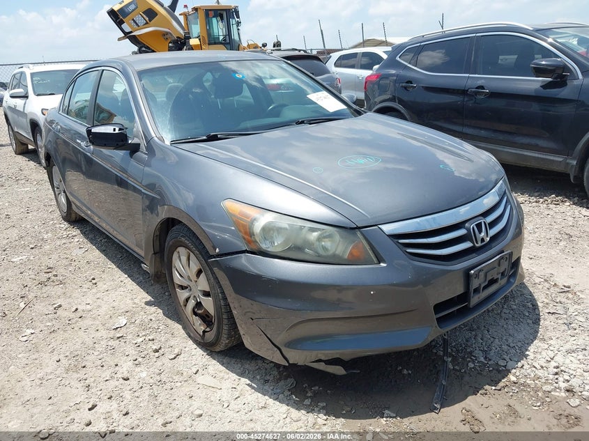 2012 Honda Accord 2.4 2.4 Lx grey Lot 111045274627 Vin 1HGCP2F32CA183889