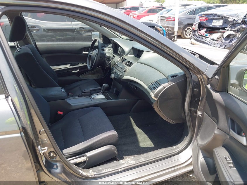 2012 Honda Accord 2.4 2.4 Lx grey Lot 111045274627 Vin 1HGCP2F32CA183889