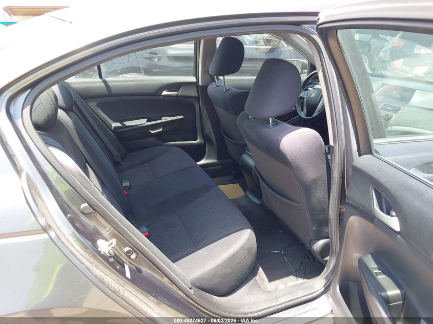 2012 Honda Accord 2.4 2.4 Lx grey Lot 111045274627 Vin 1HGCP2F32CA183889