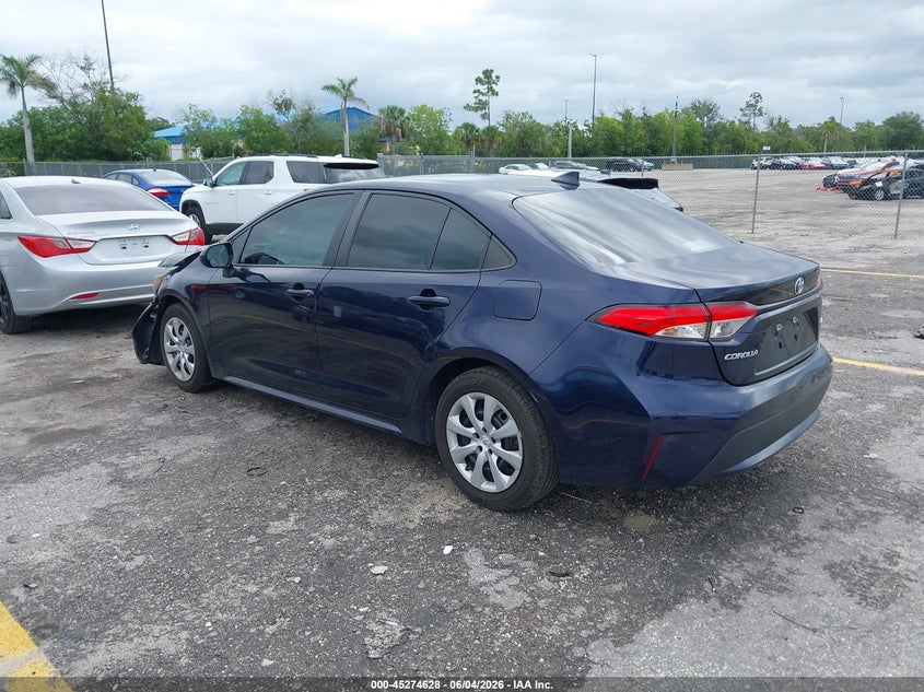 2022 Toyota Corolla Le VIN: 5YFEPMAE7NP377070 Lot: 45274628