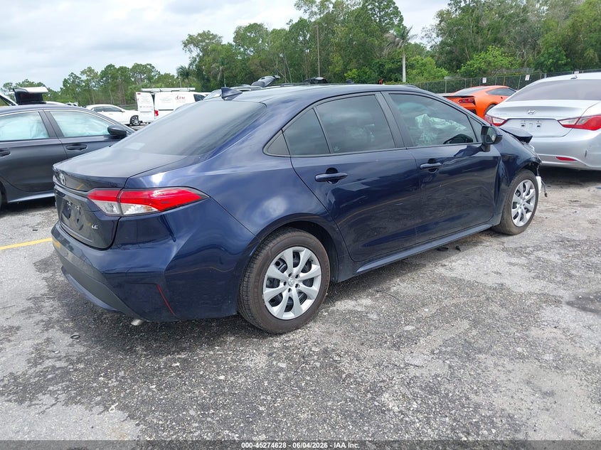 2022 Toyota Corolla Le VIN: 5YFEPMAE7NP377070 Lot: 45274628
