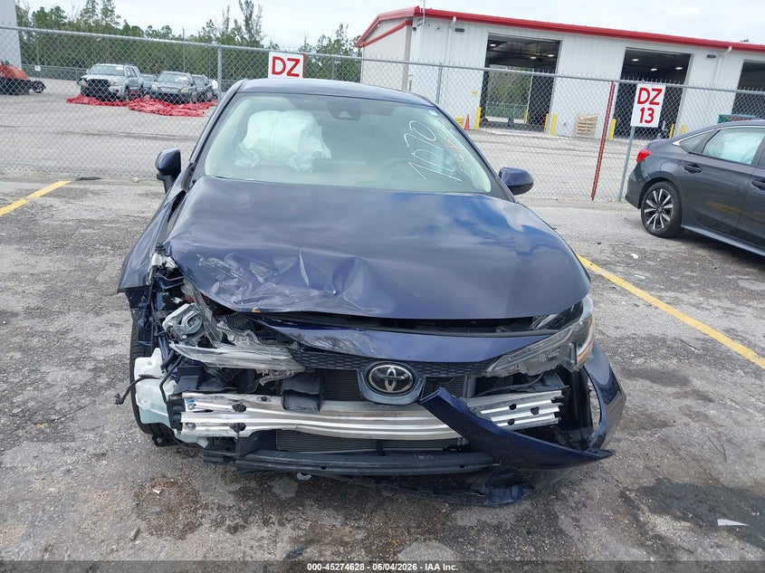 2022 Toyota Corolla Le VIN: 5YFEPMAE7NP377070 Lot: 45274628