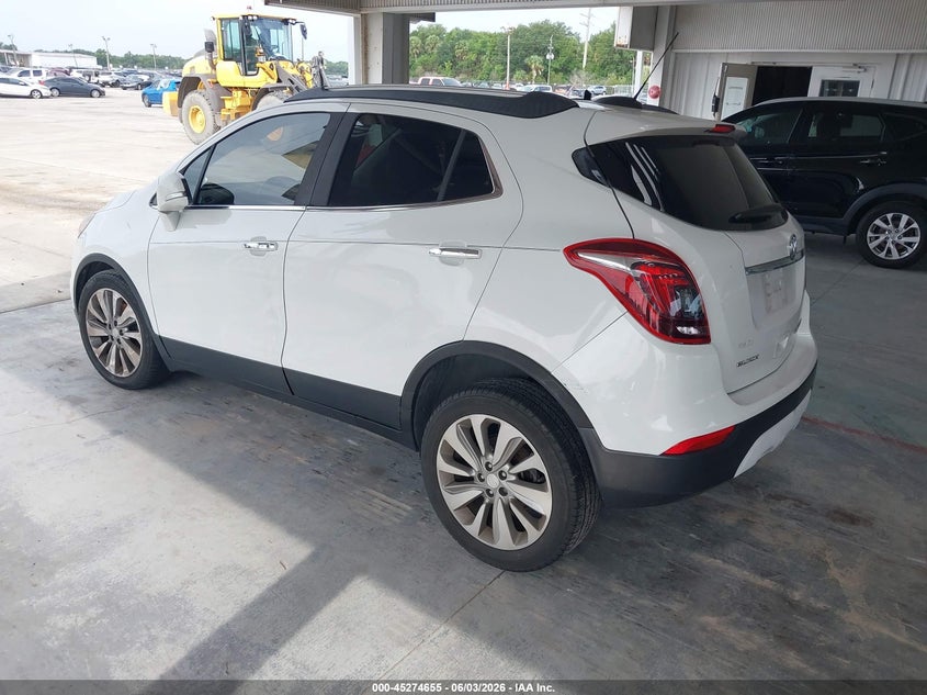 Vin: kl4cjasb4hb110106, lot: 45772479, buick encore preferred 20173