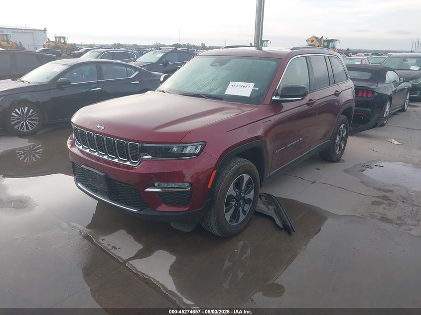 Vin: 1c4rjyb60r8541763, lot: 45772481, jeep grand cherokee 4xe 20242