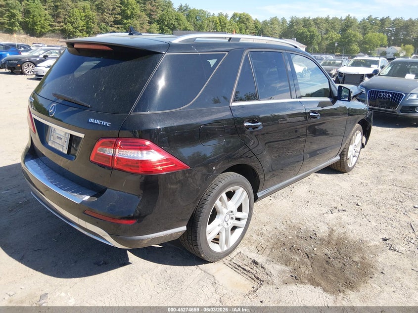 Vin: 4jgda2eb2ea370559, lot: 45772483, mercedes-benz ml 350 bluetec 4matic 20144