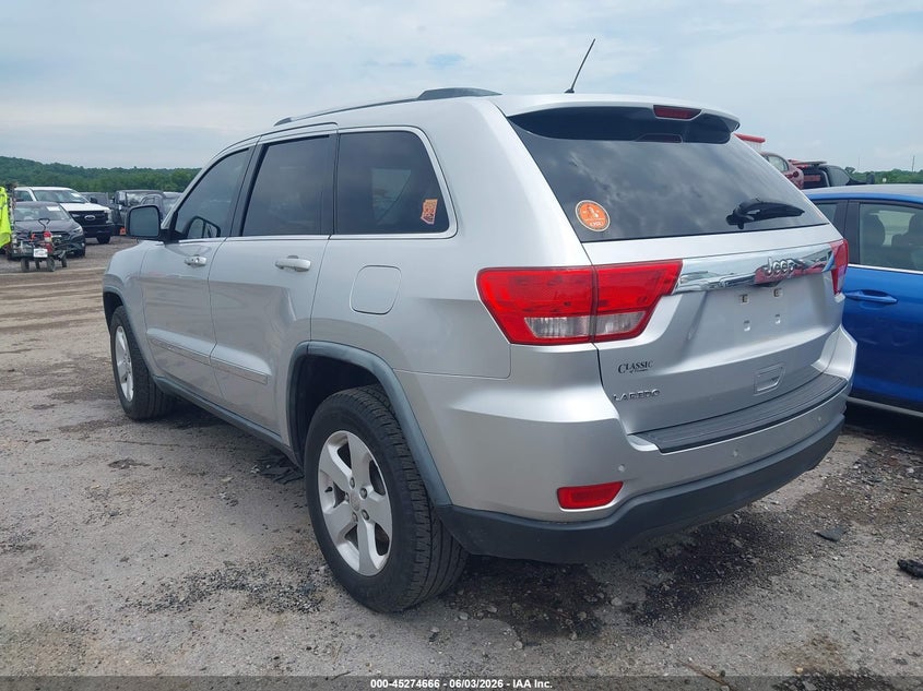 Vin: 1j4rs4gg7bc539058, lot: 45772491, jeep grand cherokee laredo 20113