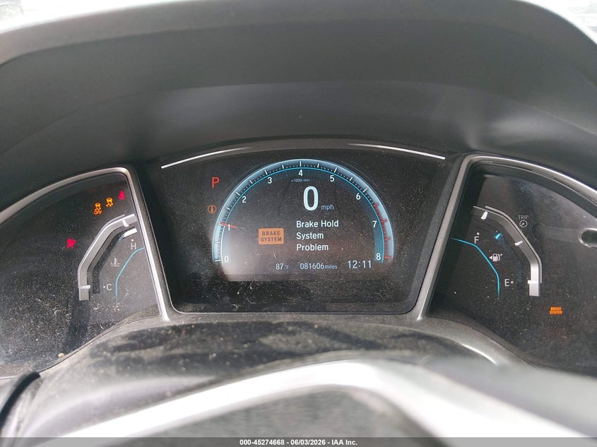 2016 HONDA CIVIC SEDAN 1.5L I-4 DI, DOHC, VVT, TURBO, 174HP