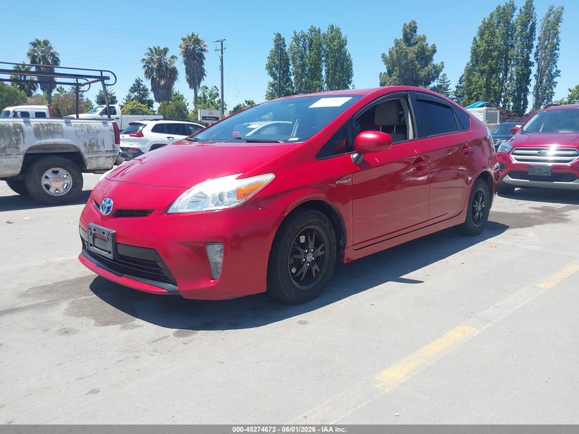 JTDKN3DU1E0371331 2014 TOYOTA PRIUS THREE photo 1