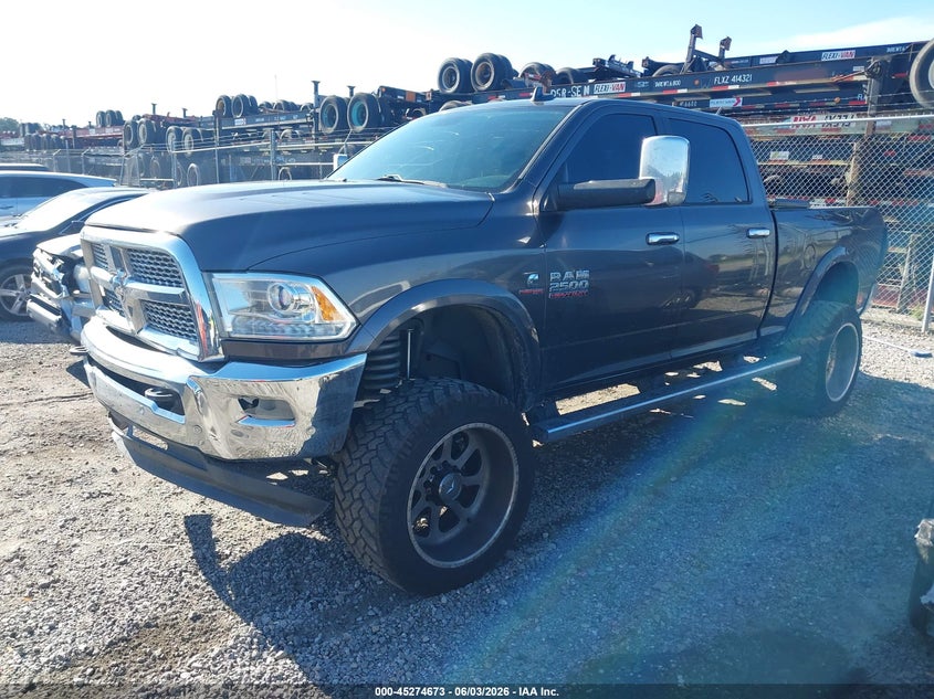 Vin: 3c6ur5fl5jg224150, lot: 45772497, ram 2500 laramie  4x4 6'4 box 20182