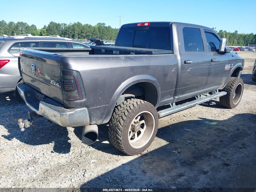 Vin: 3c6ur5fl5jg224150, lot: 45772497, ram 2500 laramie  4x4 6'4 box 20184