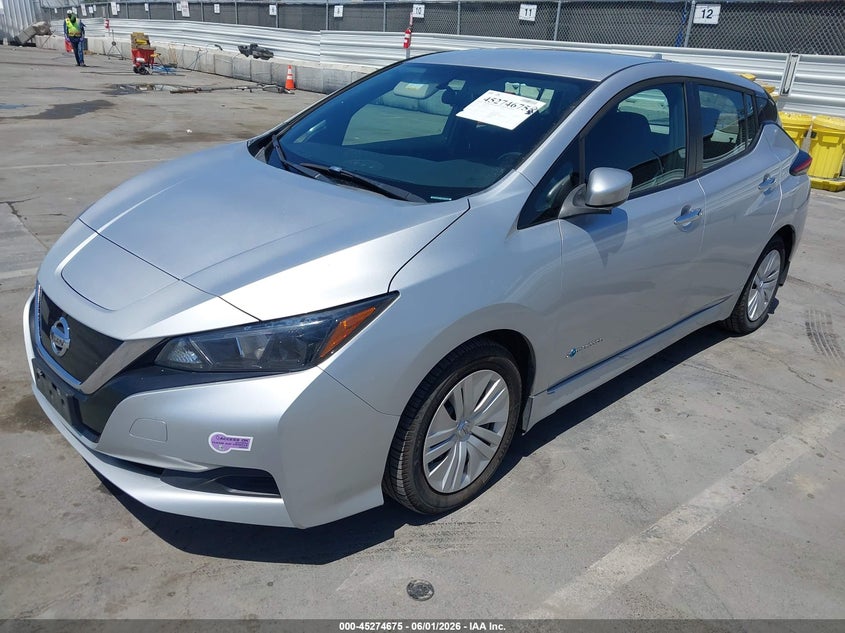 Vin: 1n4az1cp9jc316284, lot: 45772499, nissan leaf s 20182