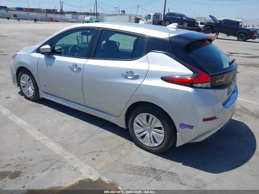 Vin: 1n4az1cp9jc316284, lot: 45772499, nissan leaf s 20183