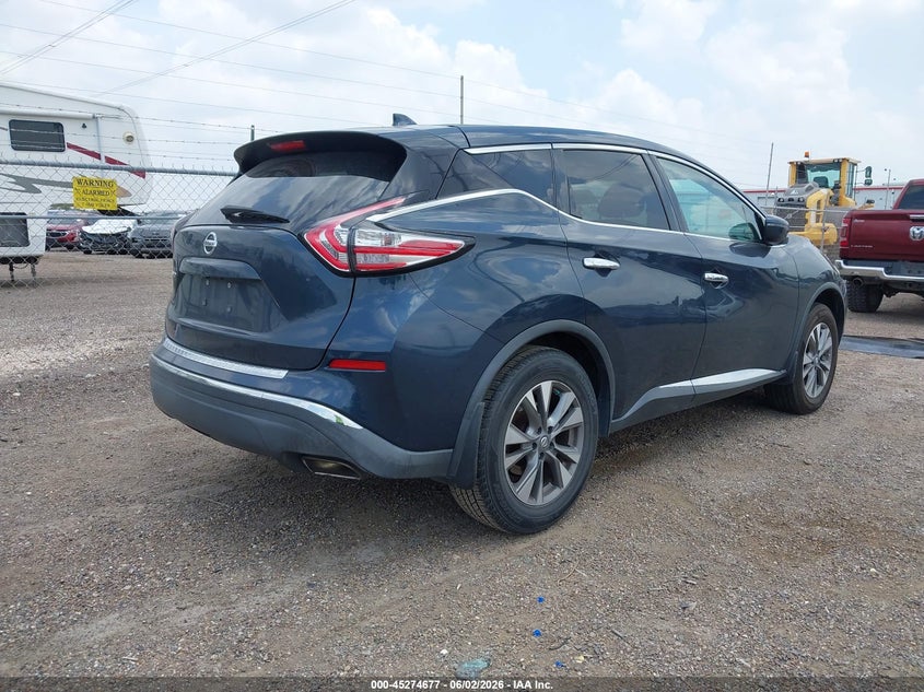 Vin: 5n1az2mg0hn193399, lot: 45772501, nissan murano s 20174