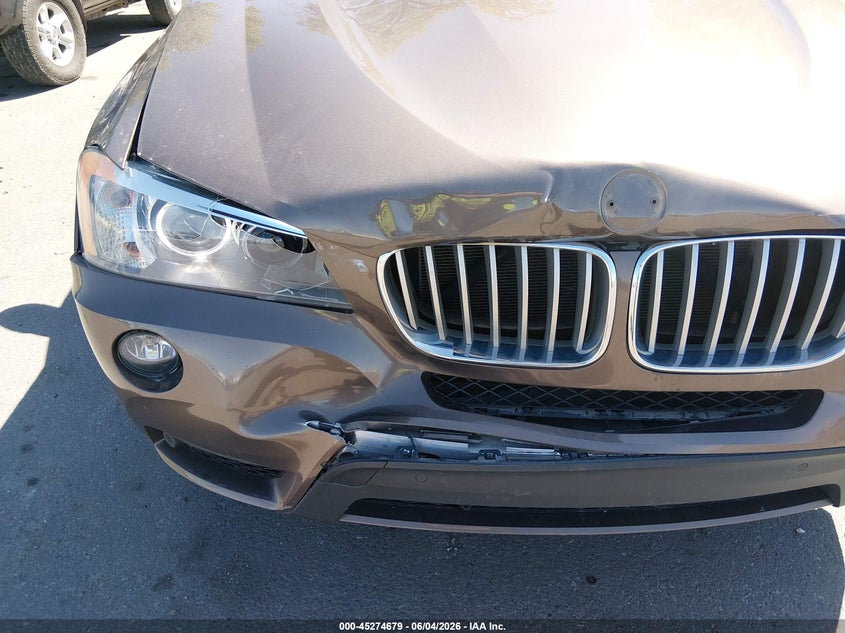 2012 BMW X3 3.0 xDrive35I brown Lot 111045274679 Vin 5UXWX7C51CL736307