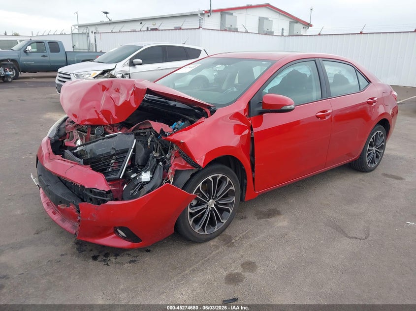 2016 TOYOTA COROLLA auction photo 2