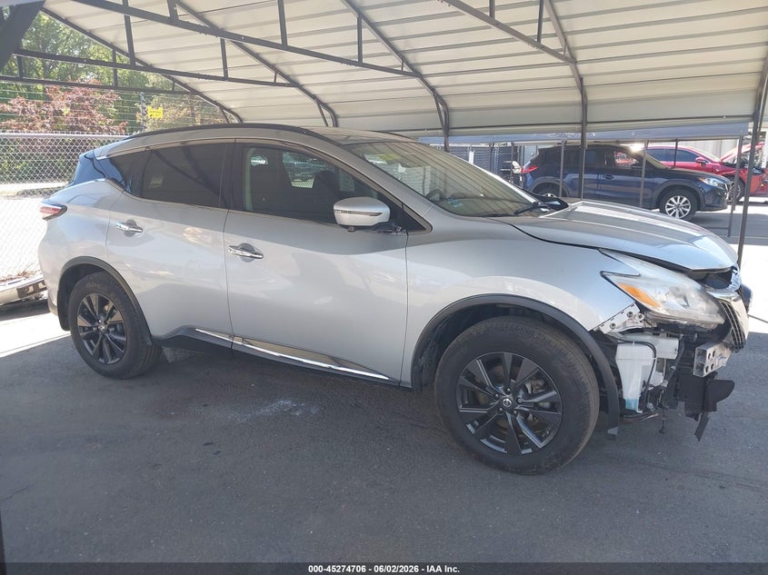 2017 Nissan Murano Sv VIN: 5N1AZ2MH2HN183238 Lot: 45274706