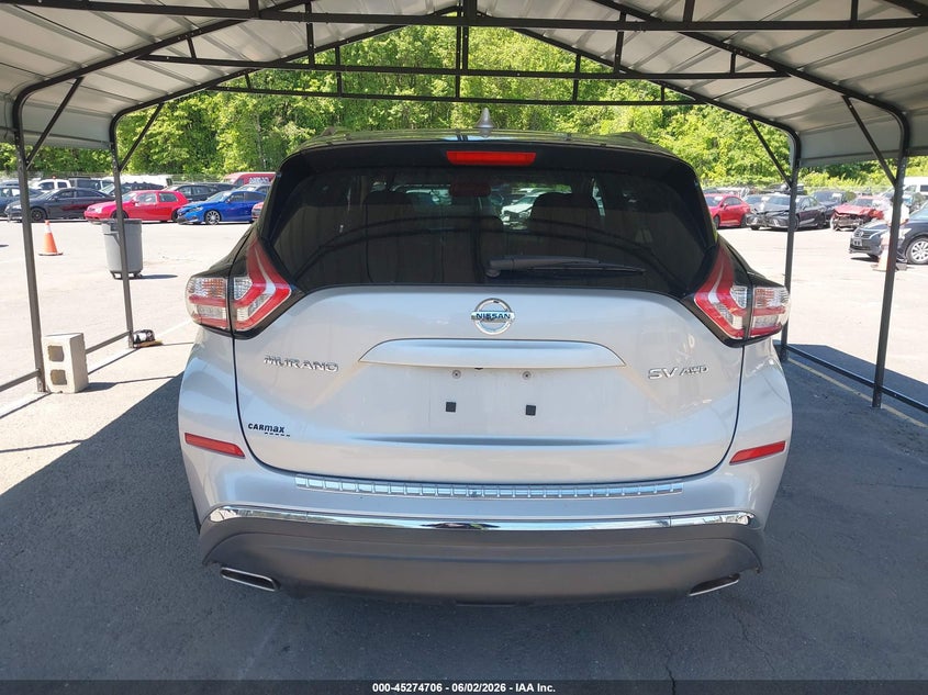 2017 Nissan Murano Sv VIN: 5N1AZ2MH2HN183238 Lot: 45274706