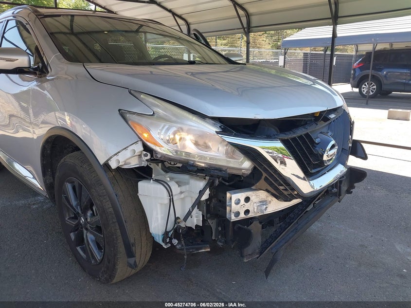 2017 Nissan Murano Sv VIN: 5N1AZ2MH2HN183238 Lot: 45274706