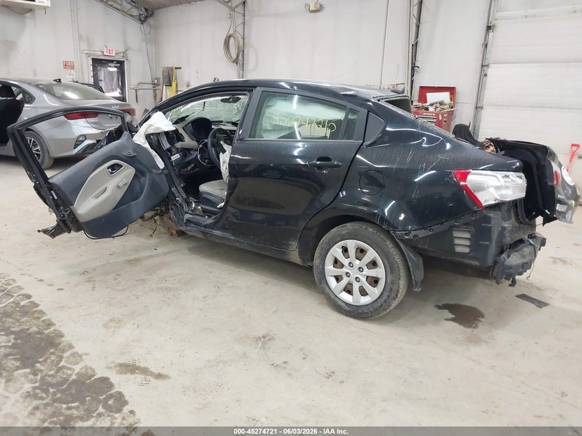 Vin: knadm4a36d6131035, lot: 45772545, kia rio lx 20133