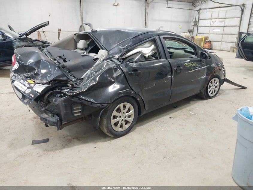 Vin: knadm4a36d6131035, lot: 45772545, kia rio lx 20134