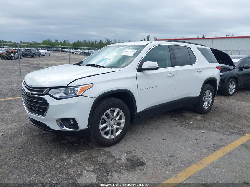 Vin: 1gnergkw8mj240426, lot: 45772552, chevrolet traverse fwd lt cloth 20212