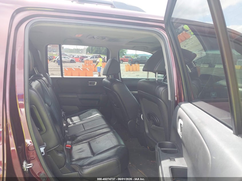 5FNYF3H68CB022068 2012 Honda Pilot 3.5 Ex-L purple