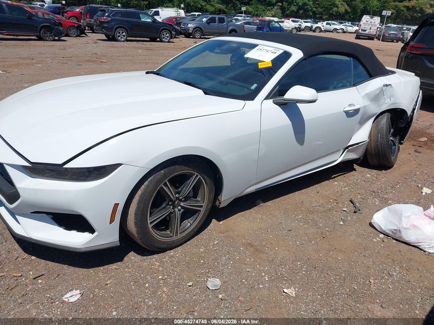 Vin: 1fagp8uhxs5123826, lot: 45772572, ford mustang ecoboost premium 20252