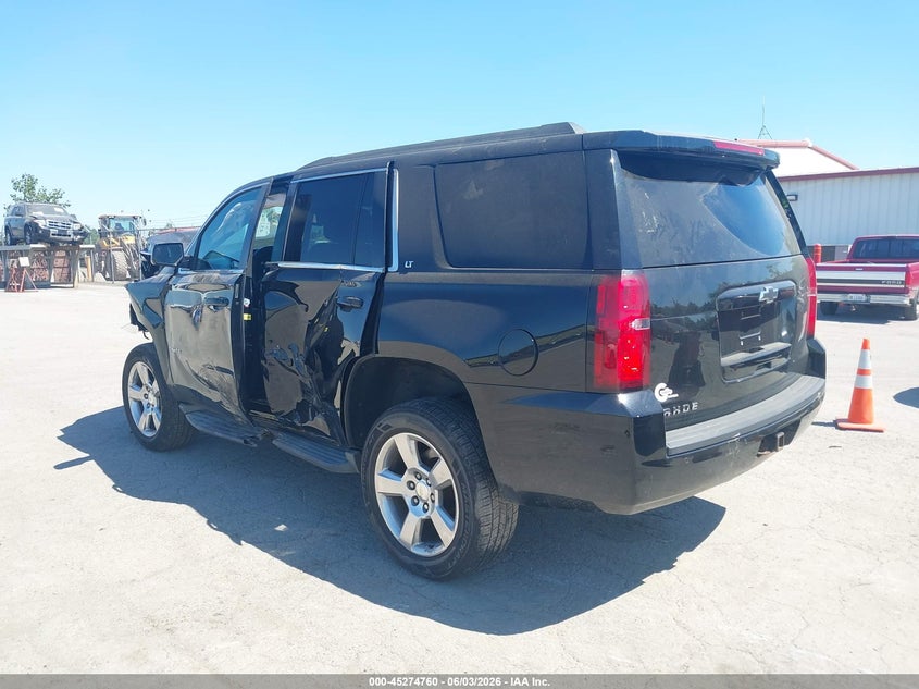 Vin: 1gnskbkc9fr126780, lot: 45772584, chevrolet tahoe lt 20153