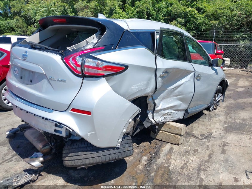2018 Nissan Murano Sl VIN: 5N1AZ2MH3JN118842 Lot: 45274784