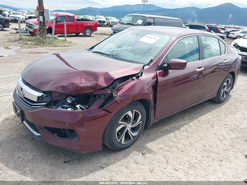 2016 Honda Accord Lx 1HGCR2F31GA190963 photo 1