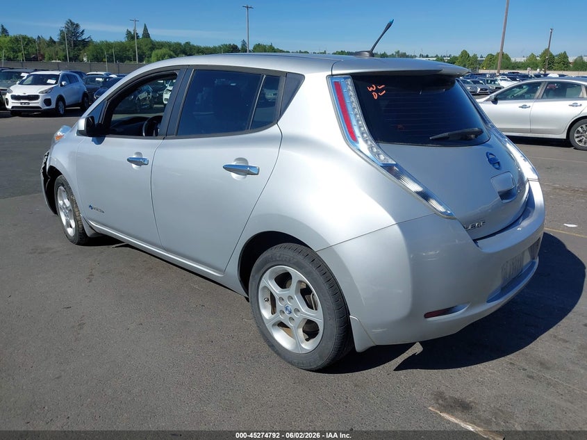 Vin: 1n4az0cpxdc402895, lot: 45772616, nissan leaf sv 20133