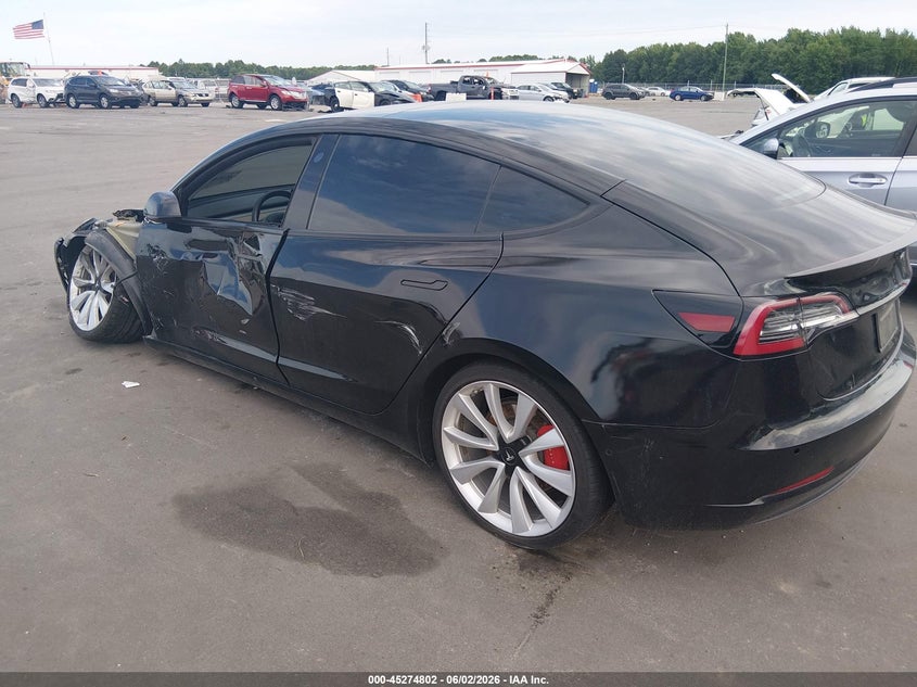 Vin: 5yj3e1eb5kf441576, lot: 45772626, tesla model 3 long range/performance 20193