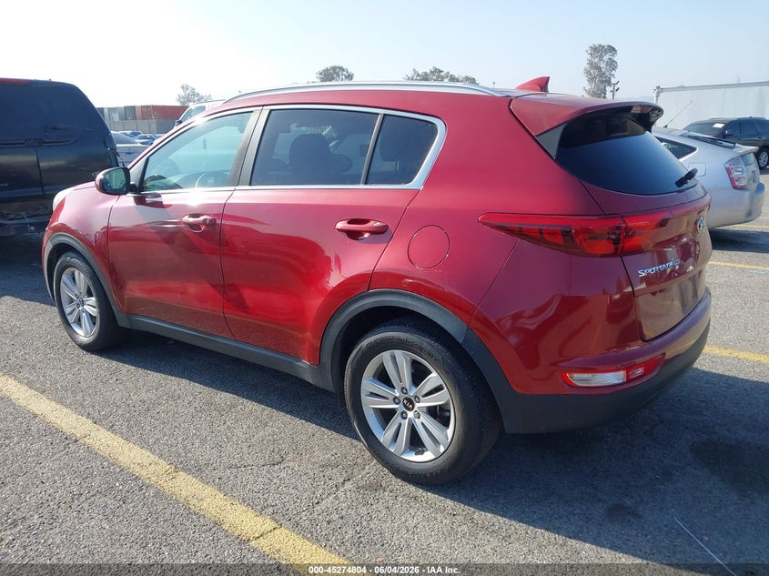 Vin: kndpm3ac8j7433359, lot: 45772628, kia sportage lx 20183