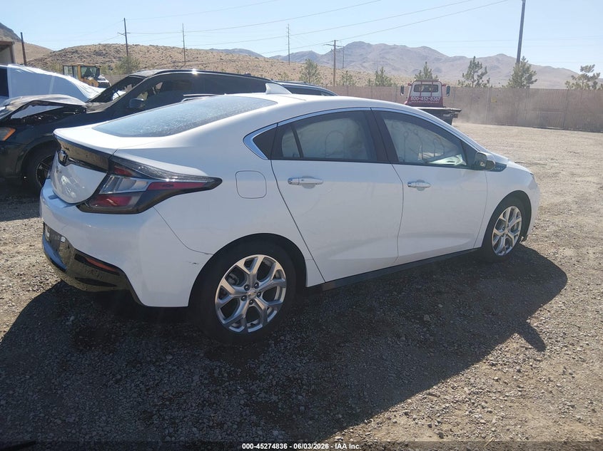 Vin: 1g1rd6s54hu216891, lot: 45772660, chevrolet volt premier 20174