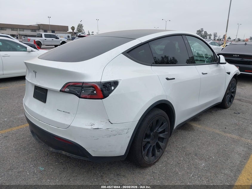 Vin: 7saygdee3nf433723, lot: 45772668, tesla model y long range dual motor all-wheel drive 20224