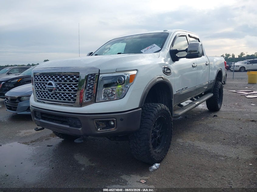 Vin: 1n6ba1f41hn546145, lot: 45772673, nissan titan xd platinum reserve diesel 20172