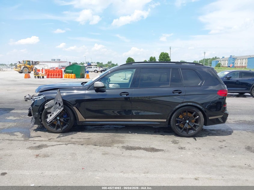 2022 BMW X7 M50I VIN: 5UXCX6C09N9J17424 Lot: 45274863