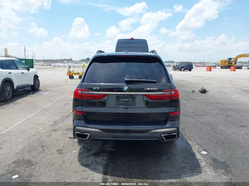 2022 BMW X7 M50I VIN: 5UXCX6C09N9J17424 Lot: 45274863