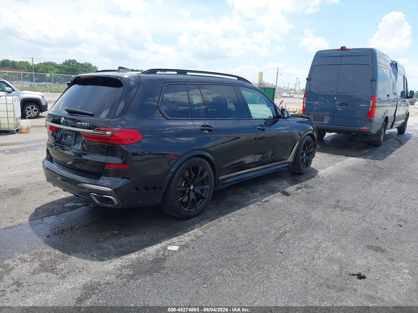 Vin: 5uxcx6c09n9j17424, lot: 45772687, bmw x7 m50i 20224